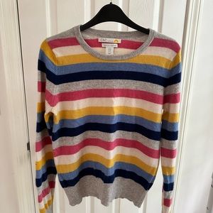 Striped Cashmere Sweater Size M